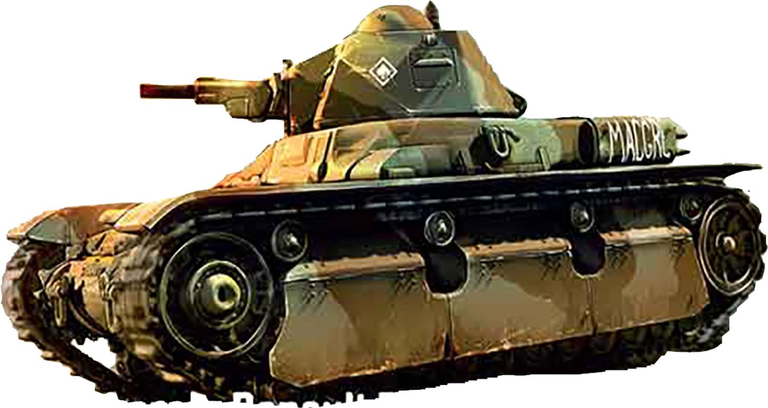 

FTF Французский легкий танк Renault R40 с 37-мм пушкой SA38 Длинноствольный Пластиковая модель PF72119 1/72 Ствол, (танк)