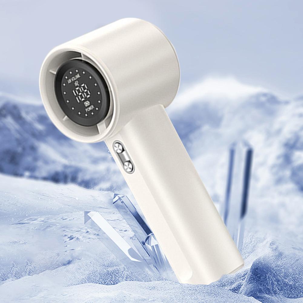 Handheld Turbo Fan 100 Speeds Portable Turbo Fan USB Rechargeable Electric Cooling Fan Mini Personal Fan for Home Office