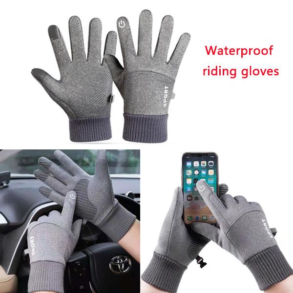 Cheap Winter Padded Warm Cycling Gloves Outdoor Hiking Waterproof AntiSlip Windproof Skiing