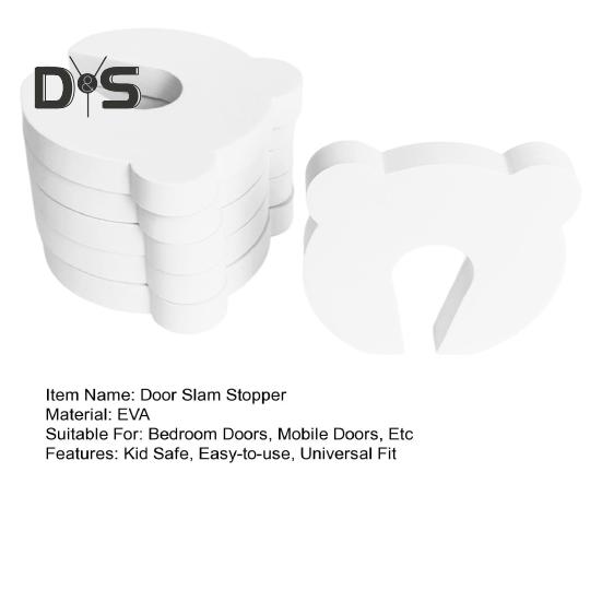6 Pcs Slam Proof Doorstop Door Kids Finger Pinch Guard Foam Doorstop to Prevent Slamming And Keep Door Open for Door Edge