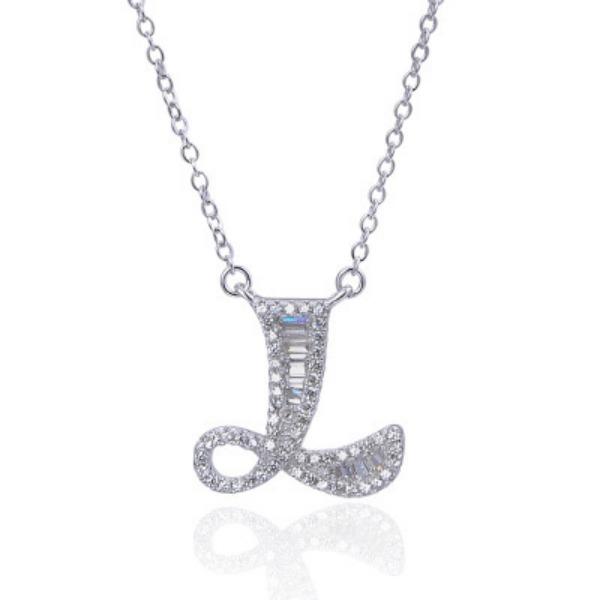English Letter Necklace Suitable for Couples' First Letters