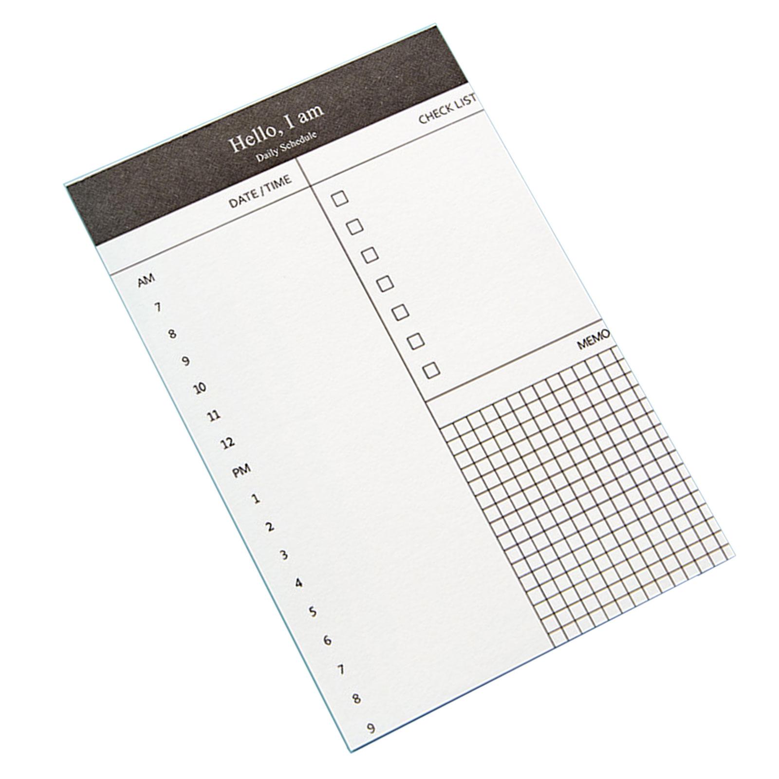 

Небольшой блокнот на 50 листов, отрывной, нелинованный, ежедневник, планировщик, блокноты, контрольный список, блокнот для записей, заметок, планов 3