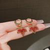 Fashion ins cold wind simple light luxury high-end ear buckle temperament geometric earrings women's small and versatile tide earrings