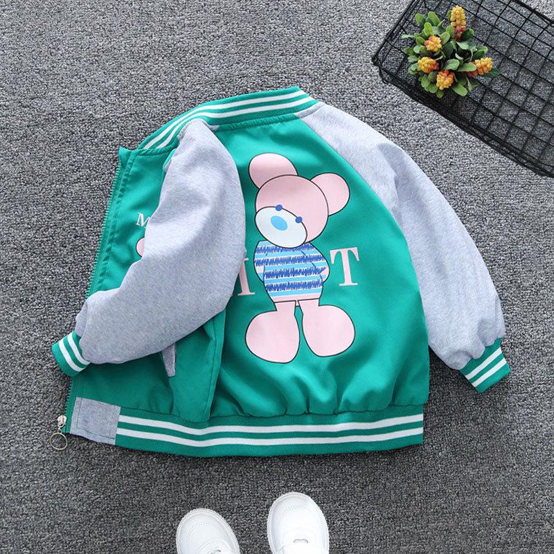 Loose Casual Hooded Rushing Coat Boys and Girls Jacket Spring Ball Thin Section of The Middle and Large Children Jacket Children's Outside