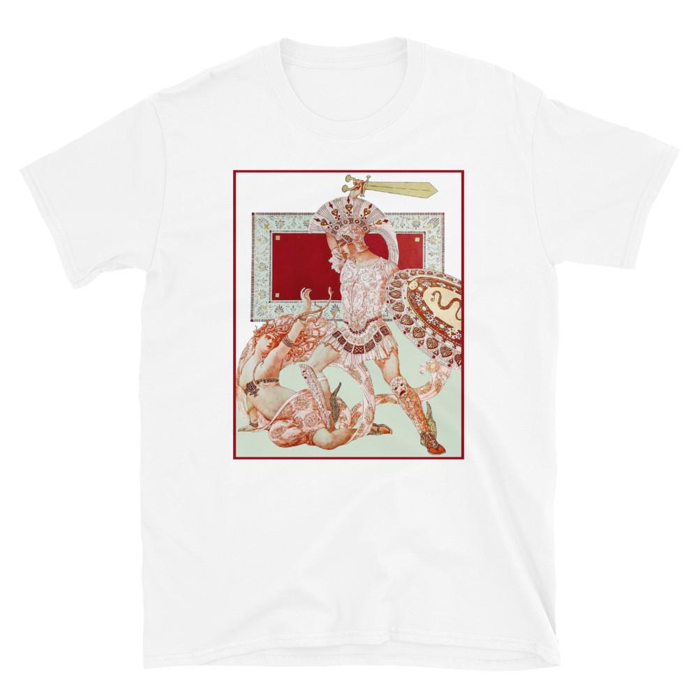 Medusa and Perseus, Sorrow of the Gorgon, Greek Gods, Hero's, Printed T-Shirt Tops Tee