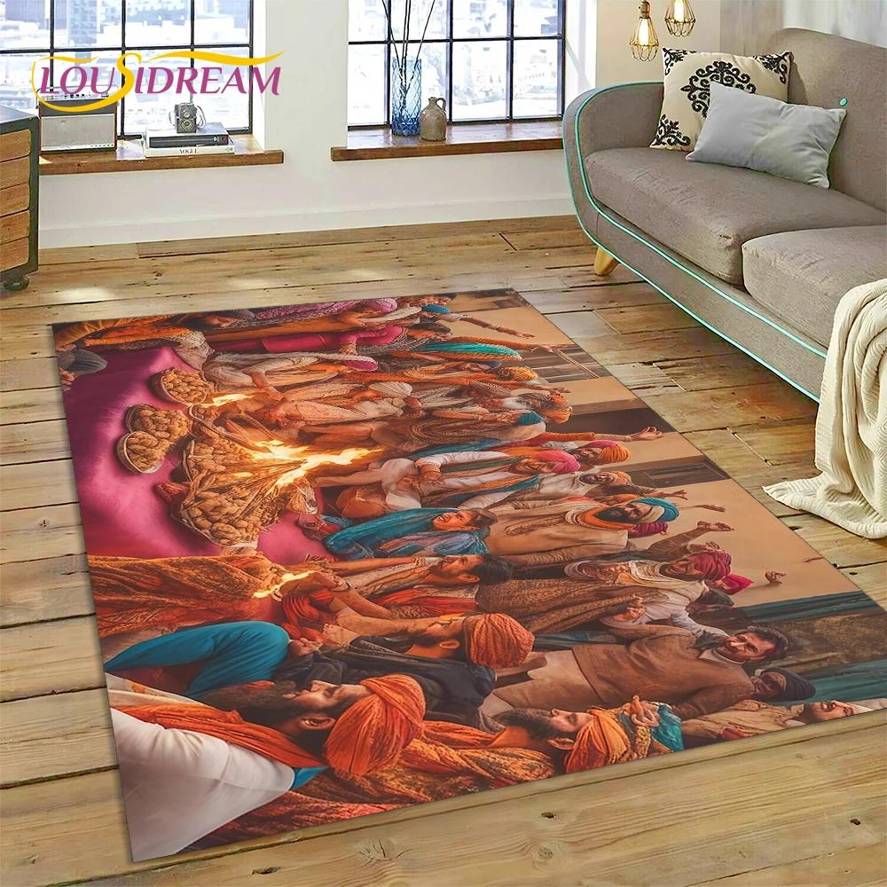 Cartoon Africa Ethiopian Custom Painting Art Carpet Rug for Bedroom Living Room Home Sofa Decoration,kids Large Decor Floor Mat