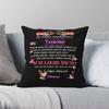 Wonderful Daughter Mom Love Saying Square Pillowcase Polyester Linen Velvet Creative Decorative Throw Pillow Case Cushion 18"