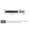 3D ABS i4 i5 Edrive40 Etc. Buchstaben-Plaketten-Aufkleber Heckklappen-Emblem-Aufkleber