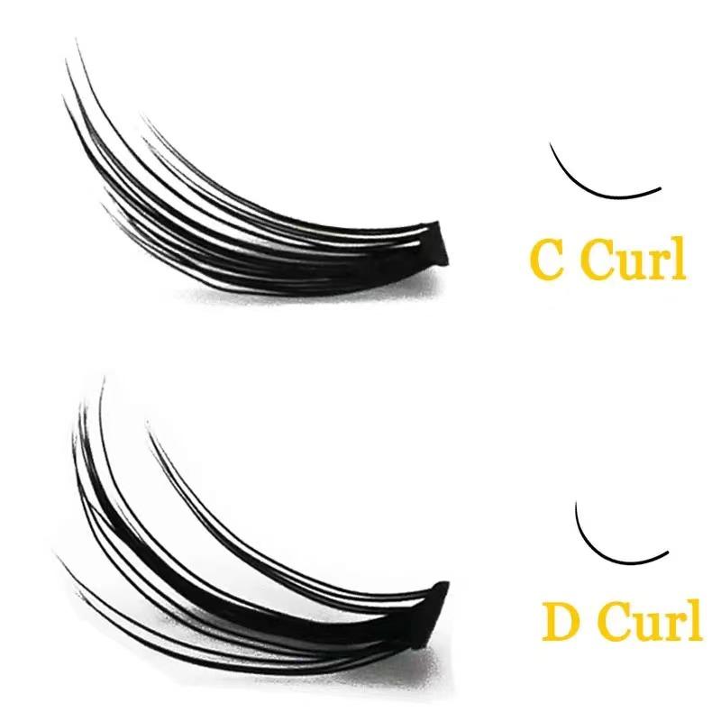 20D/30D/40D Mink Super Cluster Eyelash Extension Natural 3D Russian Volume Faux Eyelashes Individual Lashes Makeup Cilia Cilias