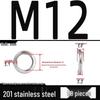 Verdickte 304/201 Edelstahl-Federring Elastischer Abstandshalter M3-M24