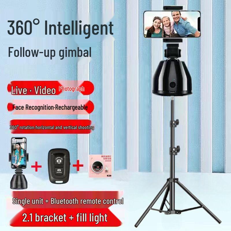 360° Auto-Tracking Gimbal for Mobile Phones - Perfect for Live Streaming and Face Tracking