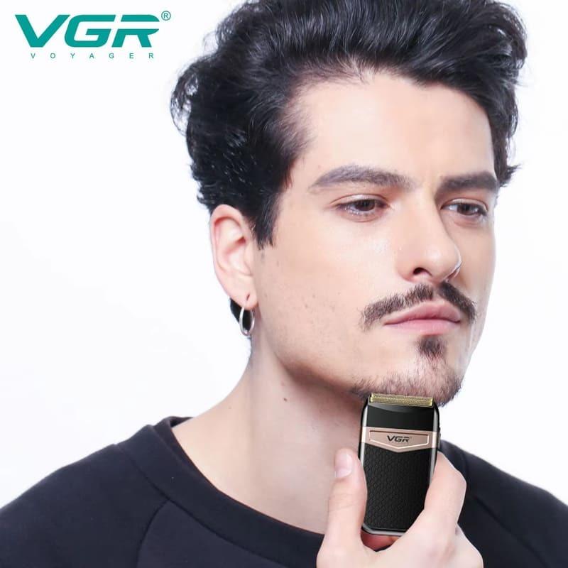 Original VGR 331 Portable Shaver Full Body Washable Men's Shaver with Replacement Heads Electric Shaver Safe and Skin-friendly Long-lasting Home Razor