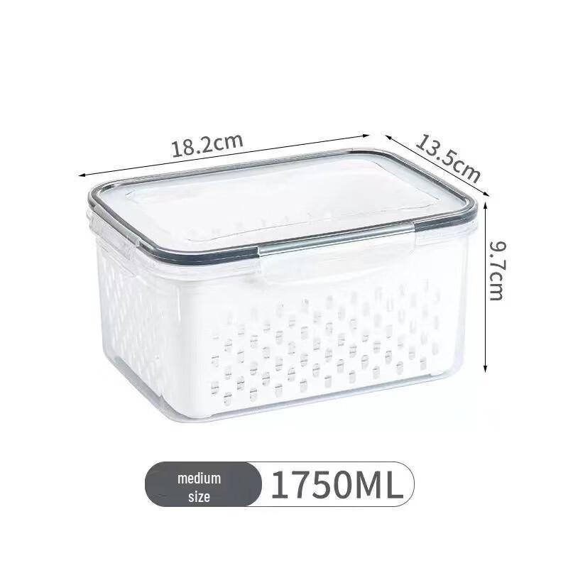 Double-Layer Drain Basket Storage Box