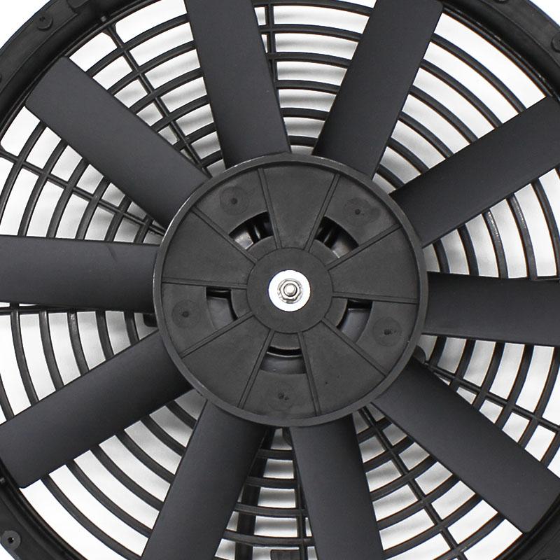 12V 80W 12 inch Universal Electric Engine Cooling Fan Radiator Oil Cooler  Pull Push Slim Fan