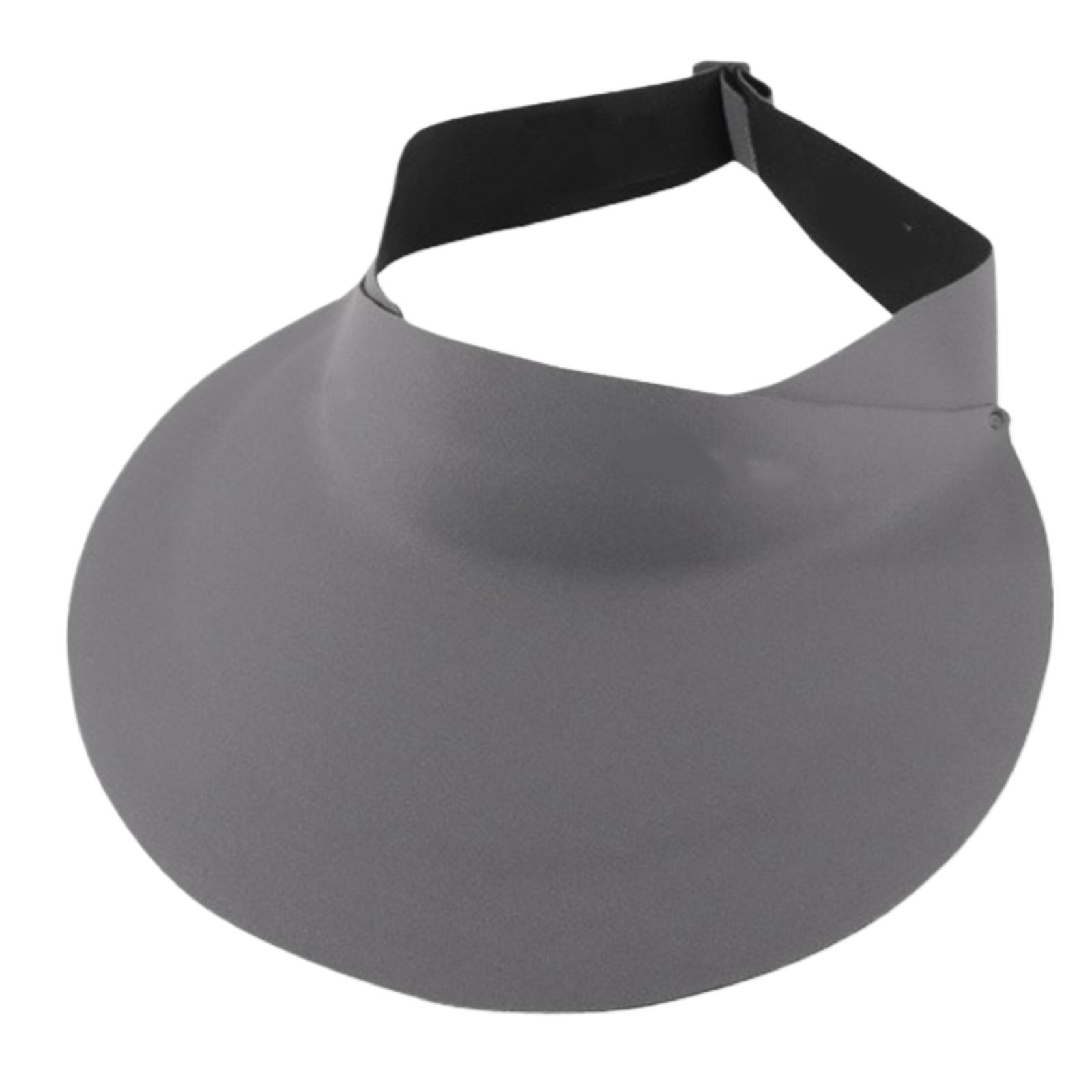 

Солнцезащитная шляпа для женщин и девочек, регулируемая летняя пустая шляпа-цилиндр, бейсболка, защита от ультрафиолета, дышащая темно серый