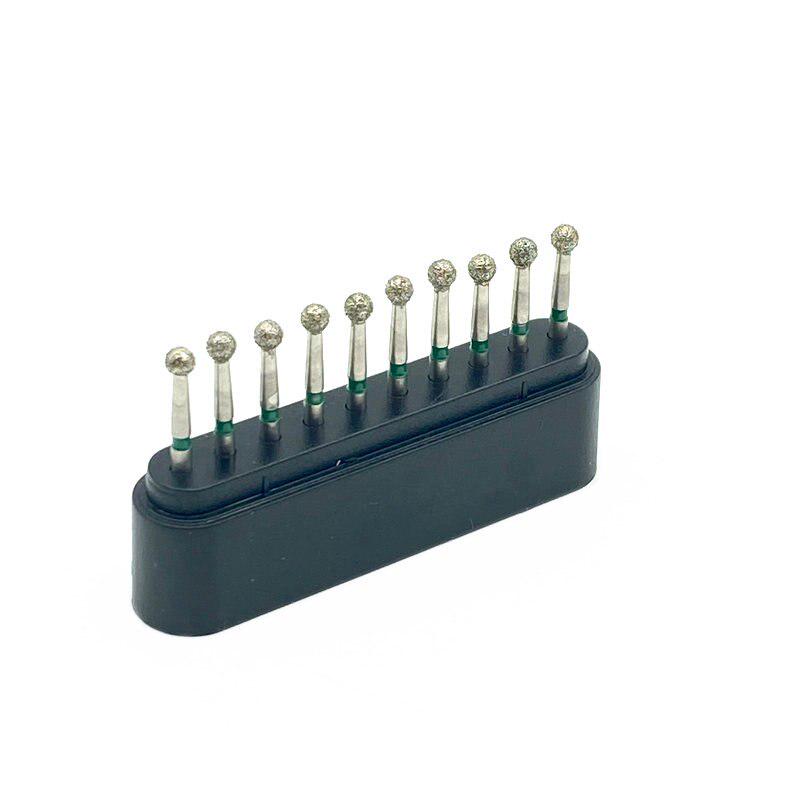 BR-30C Runde Kopf Dental Diamant Bohrer für High Speed ​​Handstück Dental High Speed ​​Burs Zahnarzt Polnischen Werkzeug 10 teile/satz