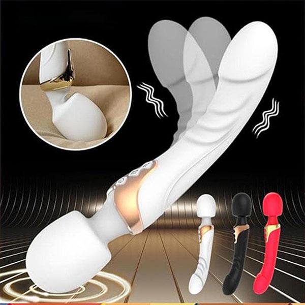 Dual Head Dildo Vibrator with 10 Modes Clitoral Stimulator G-spot Vaginal Massager 2 Vibrating Motors Female Adult Products