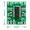 WWZMDiB 6Pcs PAM8403 Mini Digital Power Amplifier Board Class D 2x3W 2.5-5V Input