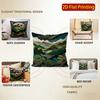 2D Mountain Landscape Pillow Covers For Home Decor Pattern Cushion Cover Suitable For Sofa Bedroom Car Pillow Cover