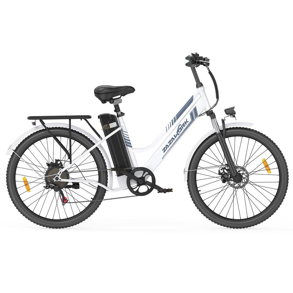 Electric Bicycle Zazawork C26 Pro 26" Tire 250W Motor City Electric Bike For Adult Top Speed 25Km/h Dual Disc Brakes 36V 20Ah Max Load 120Kg