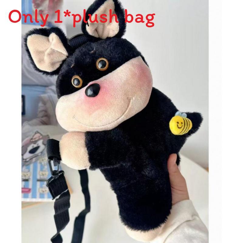 Cute Penguin Plush Bag With Double Shoulder Straps For Kids And Teens