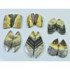 20-31 MM Natural Bumble Bee Jasper Pair Fancy Cabochon Gemstone 6 Pair Lot C-744