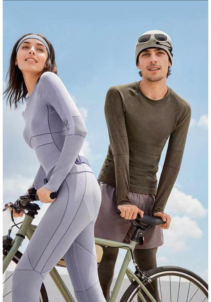 Men's Thermal Slimming Base Layer Set - Quick-Dry Skiing & Sports Wear