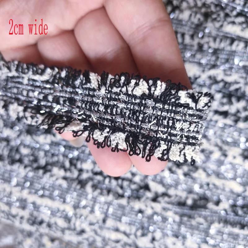 

5 ярдов, разнообразные изысканные кружевные бежевые цвета с бахромой, одежда, пальто, манжеты по бокам, юбка, брюки, кружевные аксессуары 5 Yards