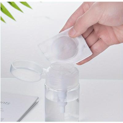 2pcs 100ml Storage Refillable Bottles Empty Liquid Press Pump Dispenser Nail Art Polish Remover Cleaner Makeup Manicure Tools