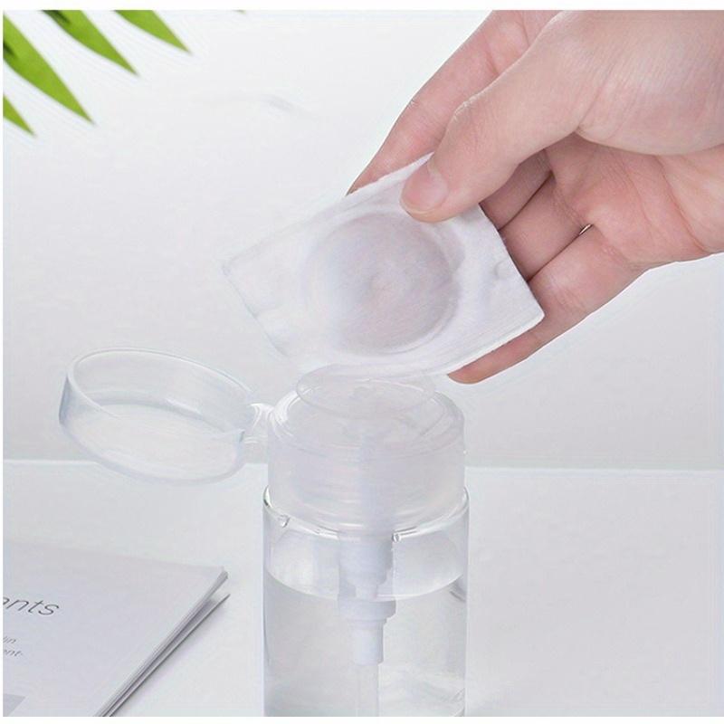 2pcs 100ml Storage Refillable Bottles Empty Liquid Press Pump Dispenser Nail Art Polish Remover Cleaner Makeup Manicure Tools