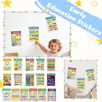 16 Bohemian Educational Posters For Toddler Classrooms And Teacher Decorations, Suitable For Ages 1 To