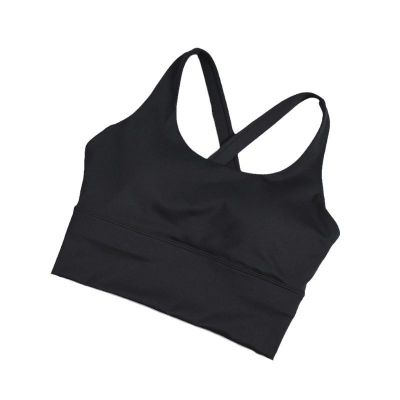 Nude Feeling Criss-Cross Sports Bra: Shockproof, High-Intensity Yoga & Running Fitness Vest