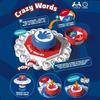 CrossCrazy Letter Press: Fast-Paced Family Tabletop Game & Educational Toy