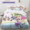 The Fairly OddParents2 Pattern Bedding Quilt Set  Home Decoration  Gift (1 * Duvet Cover + 2 * Pillowcase  Without Core)