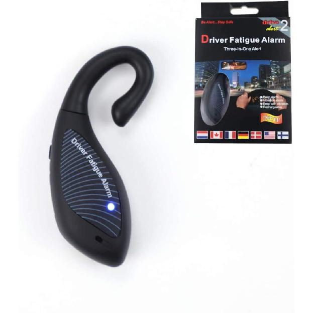 LGI Driver Fatigue Alarm 3 in 1 Inside Sleep Alarm for Drivers Security Guards Nap Zapper Alarm Security Car Alarm System Drivers Security Guards