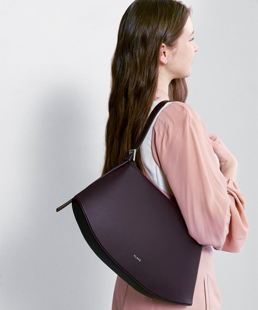 Clave Mia Burgundy Tote Bag