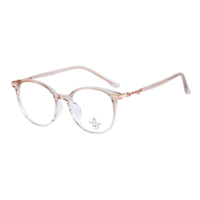 9859 Trendy Avant-Garde And Noble Men And Women Flat Glasses, Anti-Blue Light, Face-Showing Glasses That Can Be Matched With Degrees