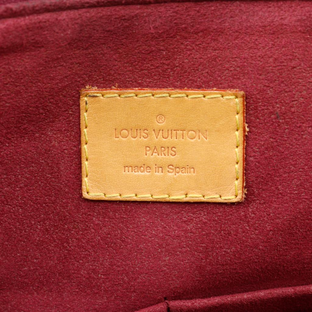 Louis Vuitton Pallas Handbag M41633 2WAYShoulder Brown Monogram Canvas Women Used