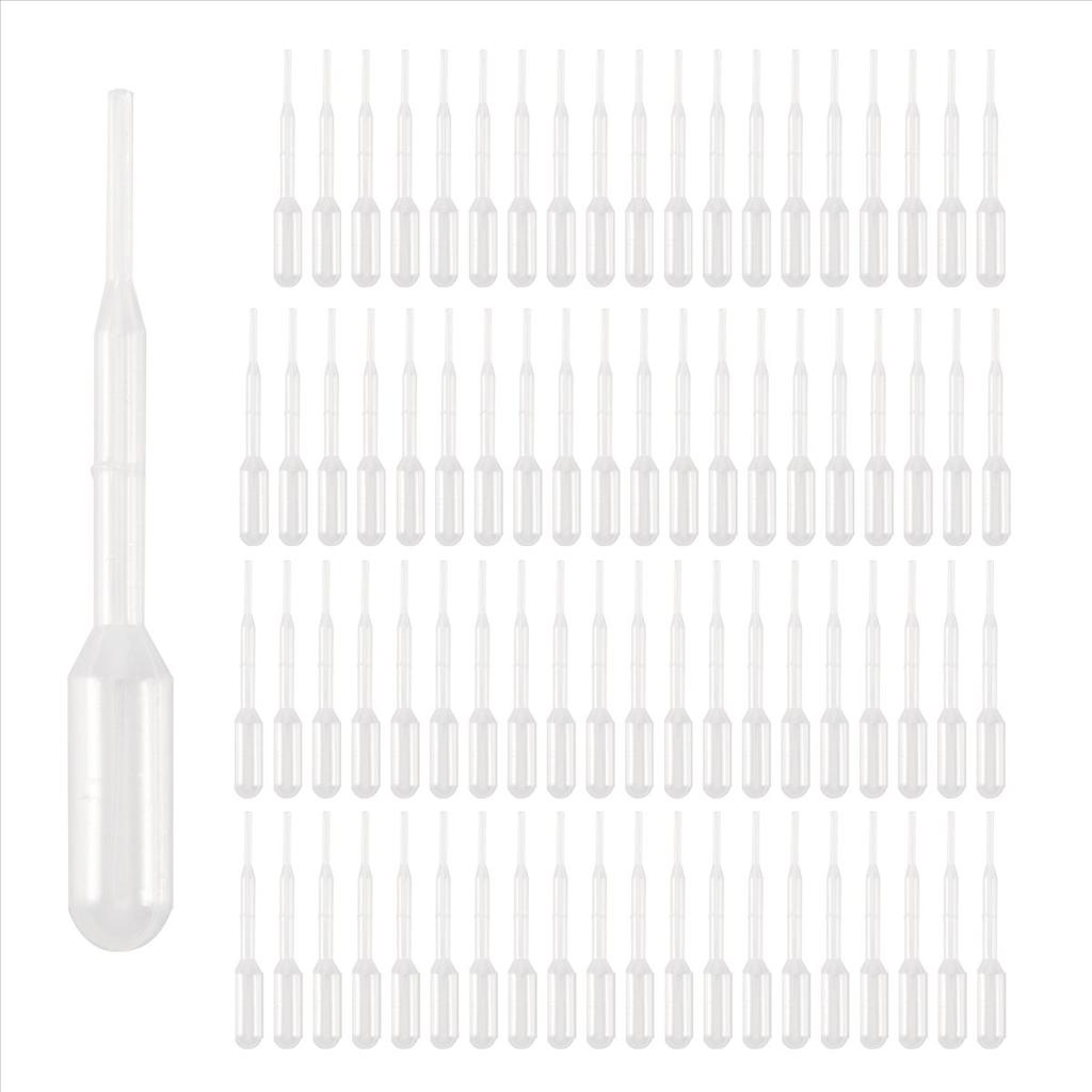 BHBL 100PCS Graduated Pipettes Dropper Polyethylene (0.2ml)