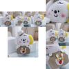 Cute And Cuddly Cartoon Dog Plush Keychain Doll For Bags And Kids Room Decor