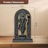 Shree Ram Lalla Murti/Götteridole/Ayodhyas Shree Ram Statue/Heimdeko/Dekorative Artikel für Wohnzimmer/Büro/Ausstellungsstück-(Schwarzes Gold)