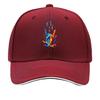Abstract Liquid Splash Gesture Artwo Sandwich Baseball Cap Sun Cap Outdoor Workouts Hat