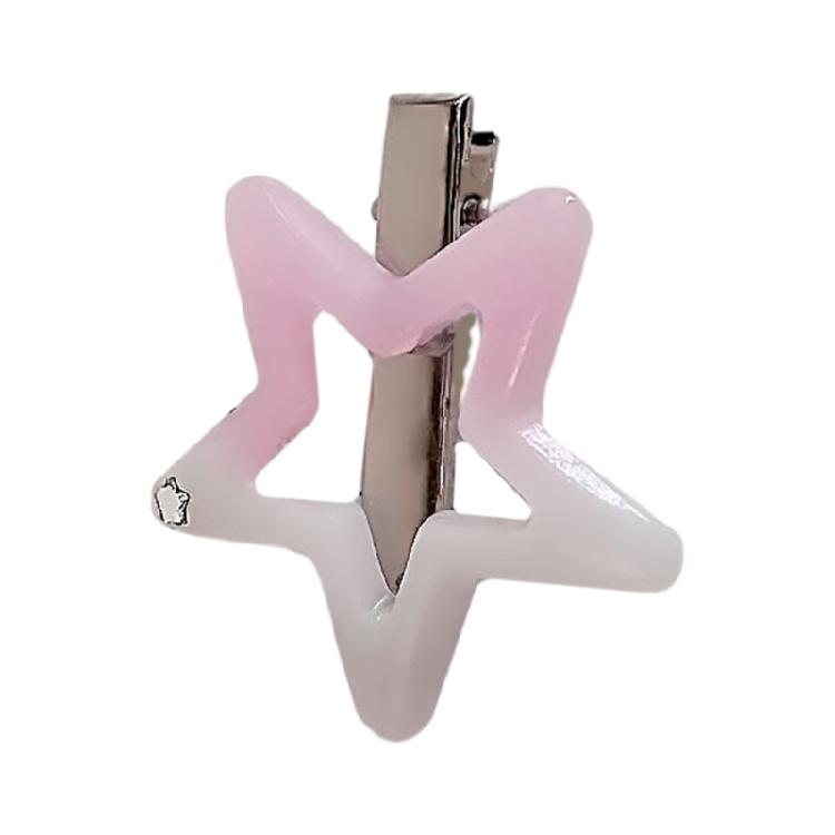 Retro Hairpins Sweet Five-Pointed Star Hair Side Clip Fashion Accessories 1