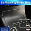 Ashtray Cover Plating Strip Car Water Cup Holder Strip Silver Chrome Frame for Mercedes Benz GLC C Class W205 W253 2015-2020