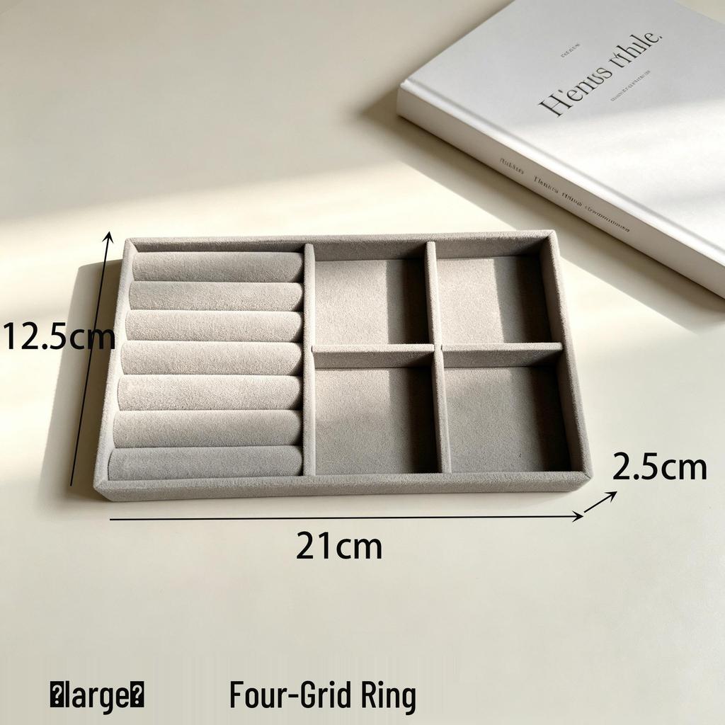 Multi-Functional Jewelry Storage Box & Display Tray for Accessories