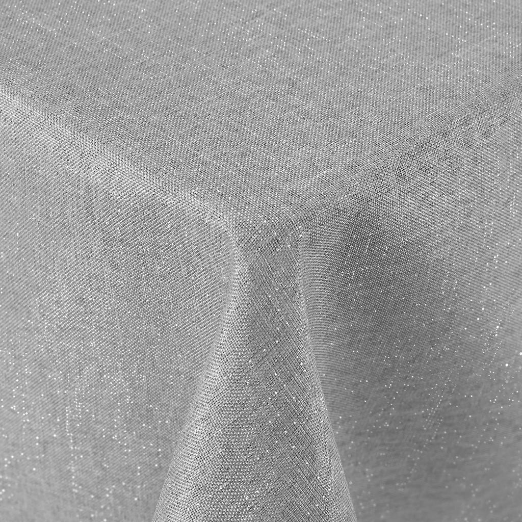 HAPIHAPPY Domestic Rectangle And Round Table Cloth Glitter Linen Tablecloth Washable Solid Color Tablecloth For Hotel Banquet