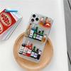 Für IPhone 17 Promax Handyhülle für Apple 15 Plus Weinflasche 14 Transparent 13 Getränke 12 Bier 11