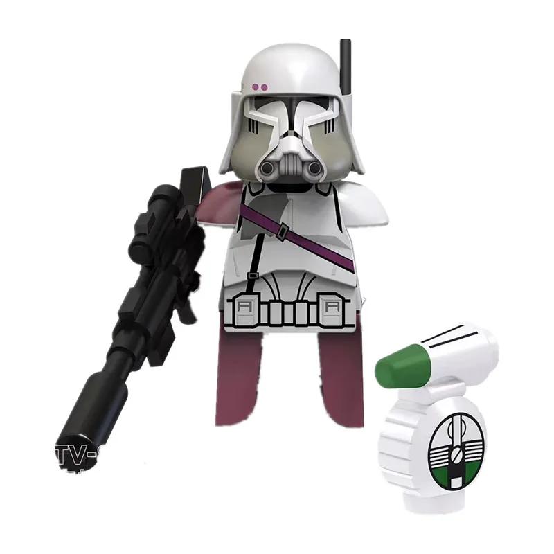 MOC Militärsoldaten Mini Anime Action-Figuren Waffen Roboter Mecha Bausteine Ziegel DIY Spielzeug für Kinder Geschenk