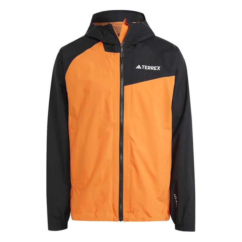 

[Adidas] soft shell telex multi 2 layer structure RAIN. RDY jacket HAU46 men s Semi-impact orange/black (IW8883) J/M