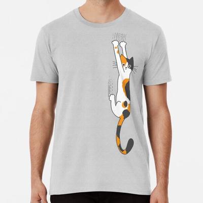 Glückskatze hängt an T-Shirt S-5XL Bestes T-Shirt